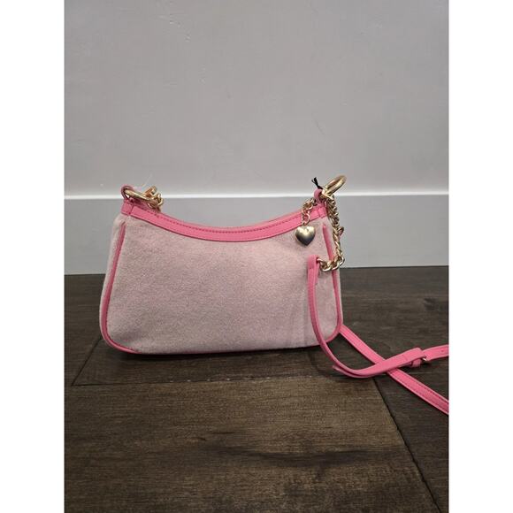 NWT Juicy Couture Lovers Club Pink Diamond Lemonade Shoulder Bag New Cute Bag - Picture 7 of 10